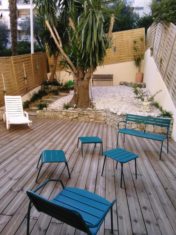 Nice- Gairaut - Jardin Prive- Grand F1 Lumineux-piscine Collective Appartement